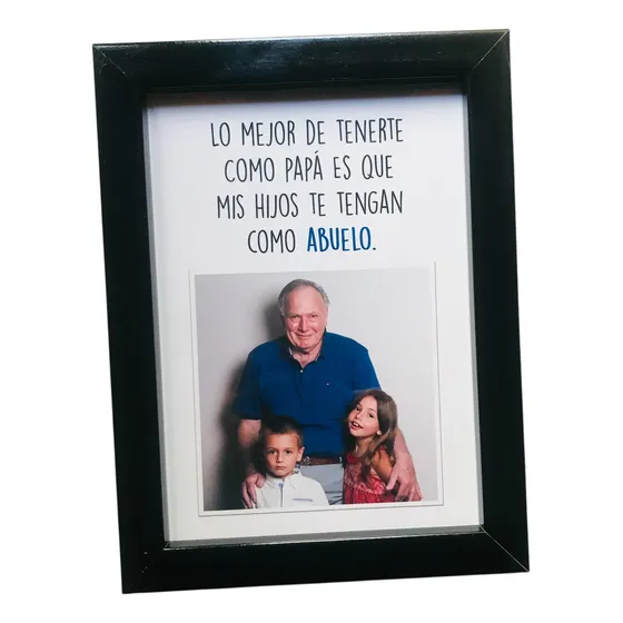 Regalo Día Del Padre Cuadrito Frases Abuelo Personalizado