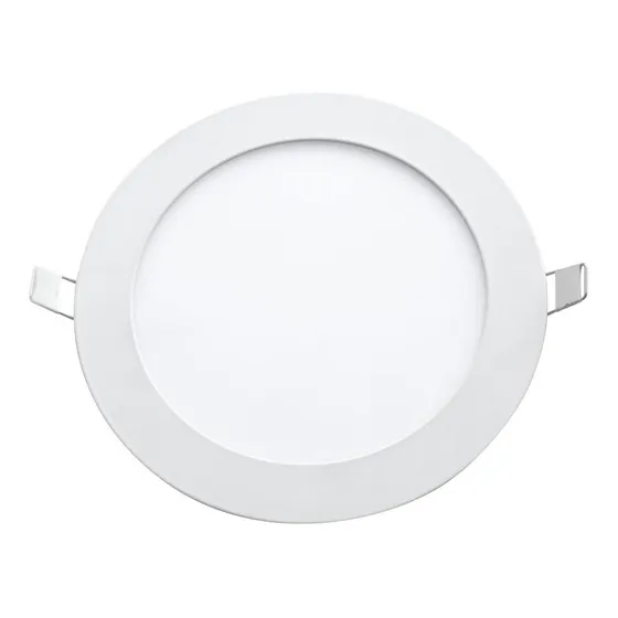 10 Plafónes Led Backlight Redondos Embutir 18w Luz Fría 7542