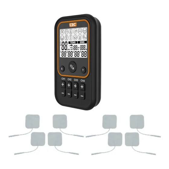 Electroestimulador Easy Gym 4 Cec Portátil 4 Canales