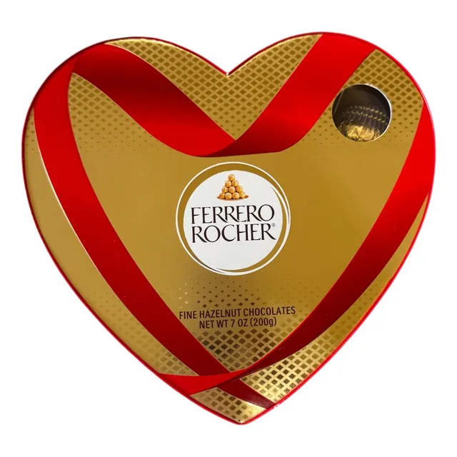 Chocolate Ferrero Rocher Forma De Corazón 200g (16pzs)