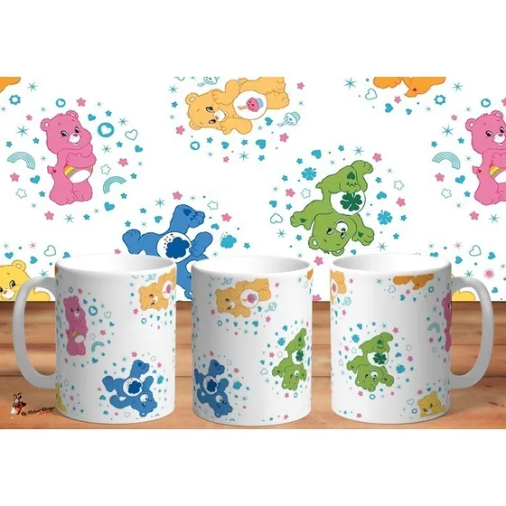 Taza De Ceramica Ositos Cariñosos 4k Art