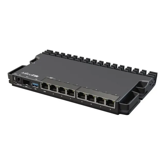 Router Mikrotik Rb5009ug+s+in Negro Incluye Kit De Montaje
