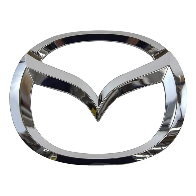 Emblema Logo Mazda 3 Para Parrilla Cromado ( Pega 3m)