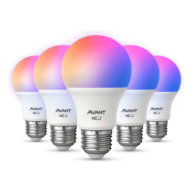 Kit 5 Led Pera Smart Inteligente Wi Fi 2.4ghz Alexa Google 10w Rgb 2700k/6500k Branco Quen... Kit 5 Led Pera Smart Inteligente Wi Fi 2.4ghz Alexa Google 10w Rgb 2700k/6500k Branco Quen...