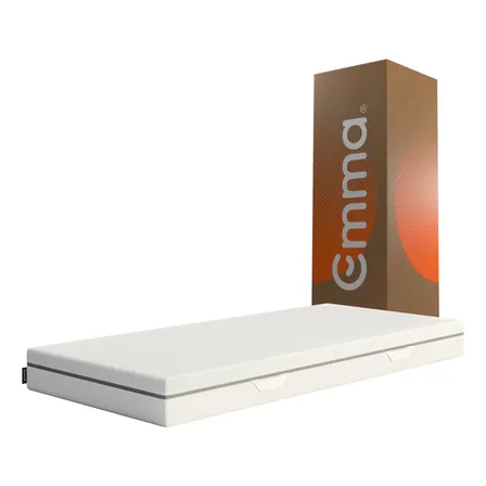 Colchão Emma Duo - Espuma Dupla Face - Solteiro (88x188cm) Cor Branco