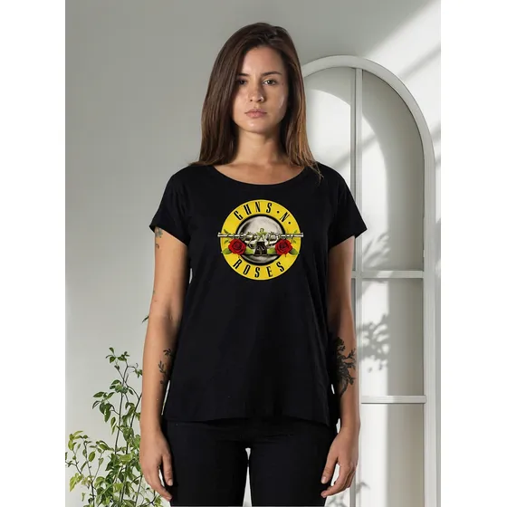 Remera Mujer Guns And Roses Rock | De Hoy No Pasa | 15