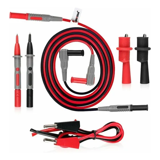 Kit De 8 Piezas Puntas Agujas Cables Para Fluke 1000v 10amp