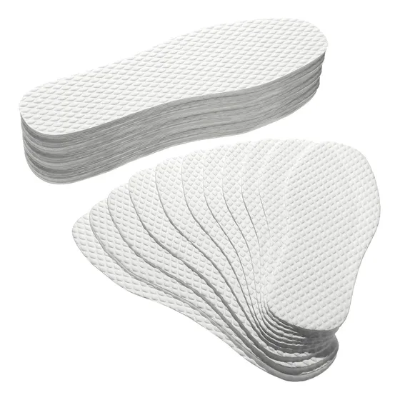 Geyoga 24 Pares Leds De Zapatos Desechables Plantillas Sudor