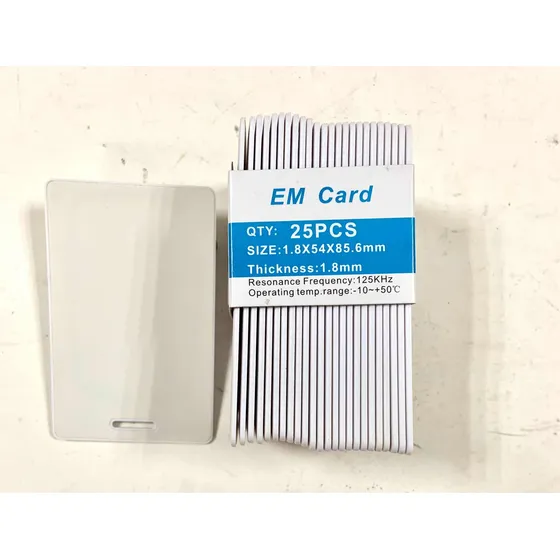Tarjetas De Proximidad Rfid 125khz Pack De 25