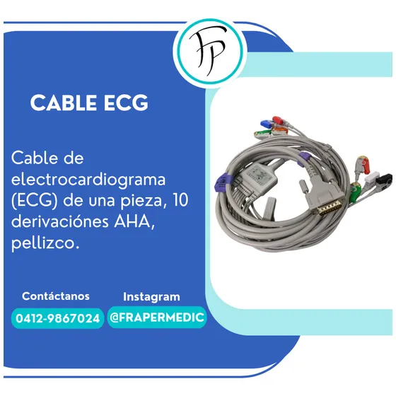Cable Ecg De Pinza