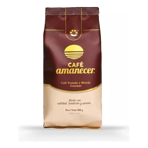Bulto 10 Cafe Molido Amanecer 500gr .