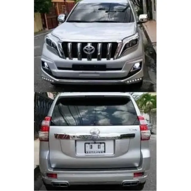 Body Kit Toyota Prado Txl 2014-2017 Blanco Perla Y Led Drl