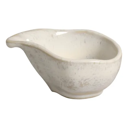 Jogo C/ 6 Molheiras Oval Orgânico Latte 8x6cm 40ml Porto Brasil Off-white