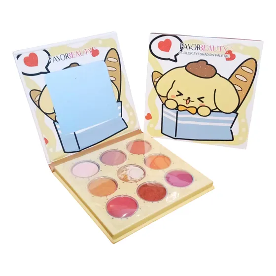 Sombras Para Ojos Espejo Favorbeauty Paleta Surtida 9 Tonos