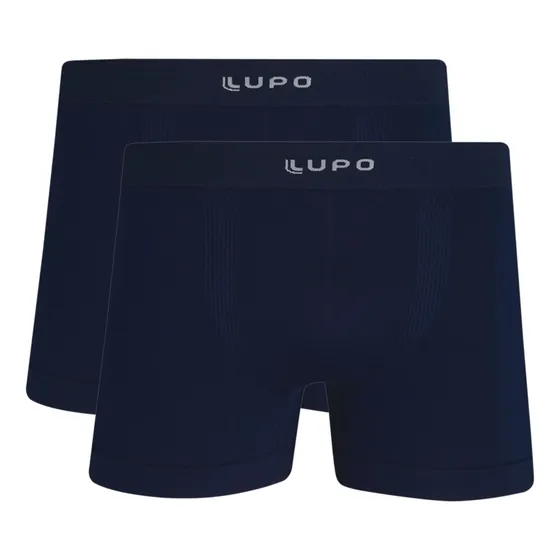 2 Cueca Lupo Micromodal Boxer Sem Costura Masculina Original