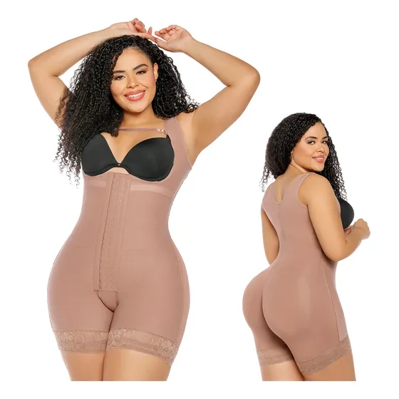 Faja Short Reloj Arena Con Broches Levantacola Cola