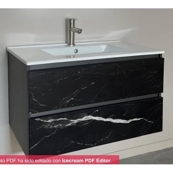Eco Mueble Granada Con Lavamanos   Baño 80cm