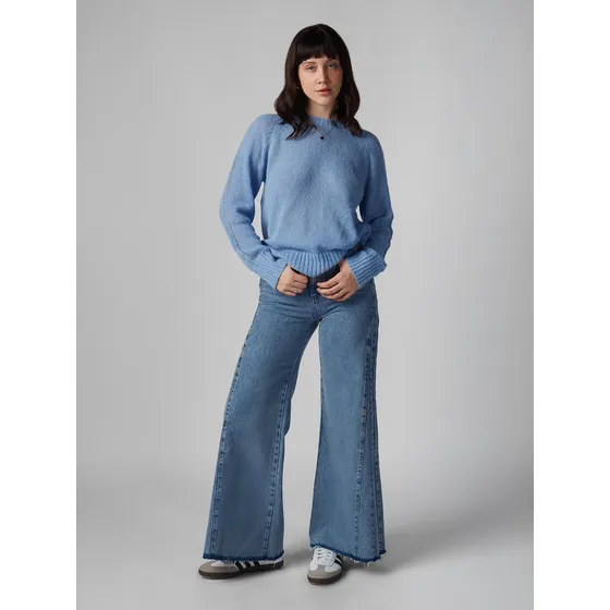 Jean Para Mujer Dvk Super Wide Leg Jean Clt