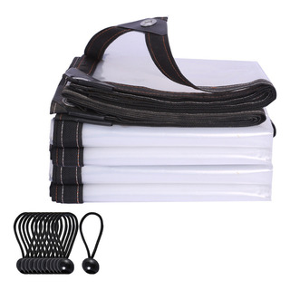 Lona Impermeable Tipo 3/transparente Con Lazos Elásticos Lona Impermeable Tipo 3/transparente Con Lazos Elásticos