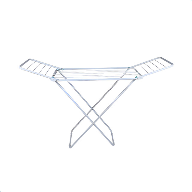 Mor 6105 De Pie Varal De Chão Com Abas Slim Em Aço Reforçado Branco Mor 6105 De Pie Varal De Chão Com Abas Slim Em Aço Reforçado Branco