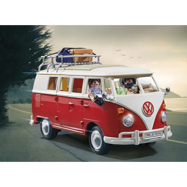 Playmobil Niño Juguete Carro Campamento Combi Volkswagen