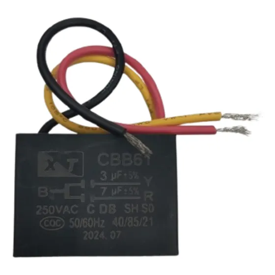 Capacitor Motor Ventilador De Teto 3 Fios Cbb61 3+7uf 250v