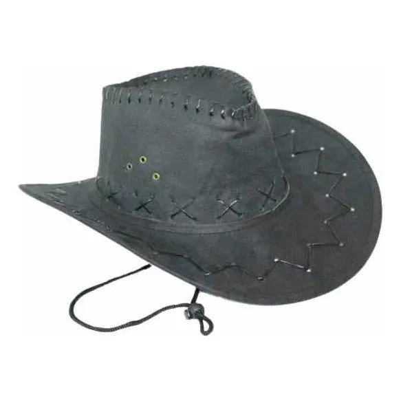 Sombrero De Vaquero Vaquera Gamuzado Unisex Disfraz Adultos