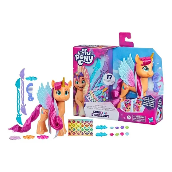 Juguete My Little Pony Sunny Starscout Peinados Con Estilo