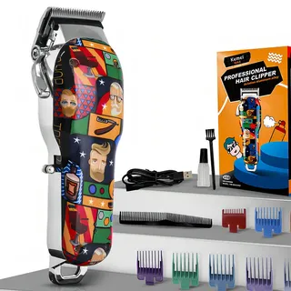 Kemei Maquina Cortar Cabelo Kemei Profissional Grafites Max-2092 Cor