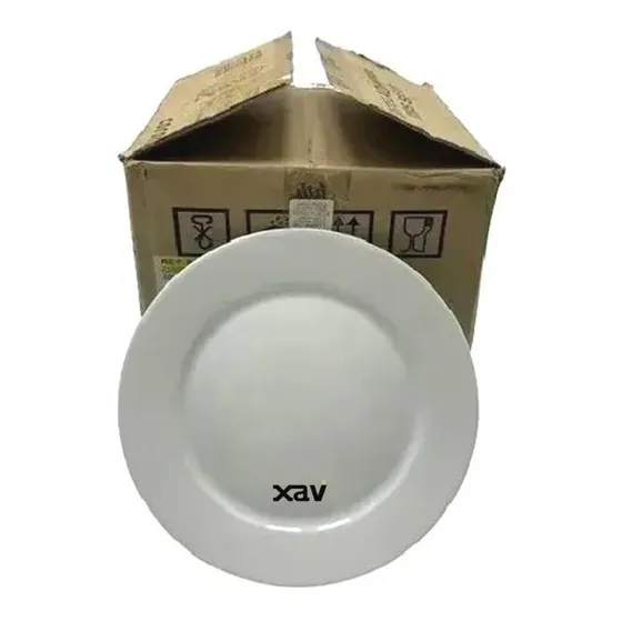 6 Plato Redondo 27cm Porcelana Actualite Corona 8497 Xavi