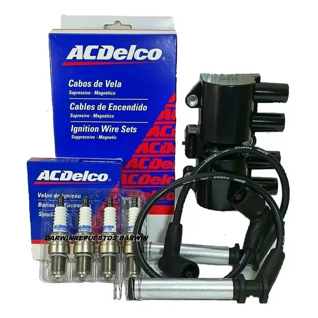 Cables+bujias +bobina Chevrolet Corsa2 1.8  3 Pines   Bosch