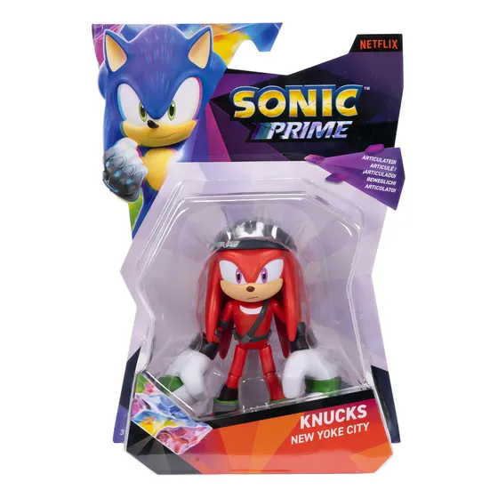 Knuckles Nudillos Yoke Figura Articulada 13cm Sonic Prime