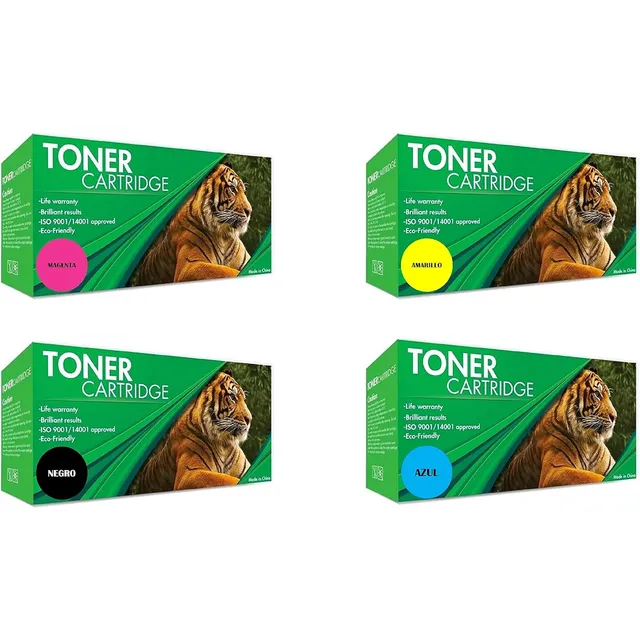 Kit 4 Toner Compatible Con Tn-229x 3220 3780 8245 Genérico Negro Cian Amarillo Magenta