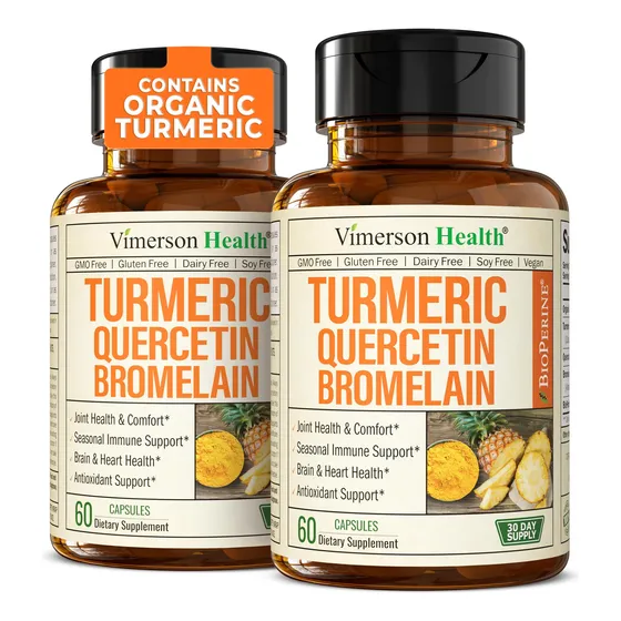 Suplemento Vimerson Health: Quercetina, Bromelina Y Cúrcuma