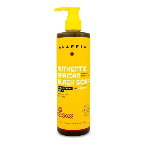  Alaffia Authentic African Black Soap Champú Extra Humectante