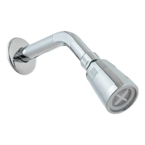 Cabeza Ducha Al Muro Abs C/ Brazo Difusor Y Cobertor Stretto Acabado Brillante Color Cromo