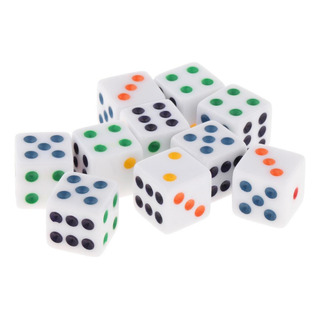 Youpin Juego De 10 Dados Acrílicos De 6 Caras Para Juegos Youpin Juego De 10 Dados Acrílicos De 6 Caras Para Juegos