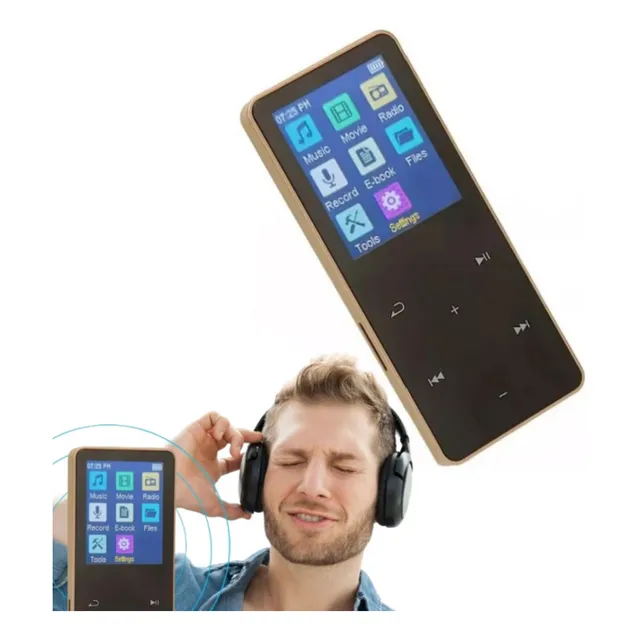 Reproductor Mp3 Mp4 Con Conexión Bluetooth 8gb Táctil