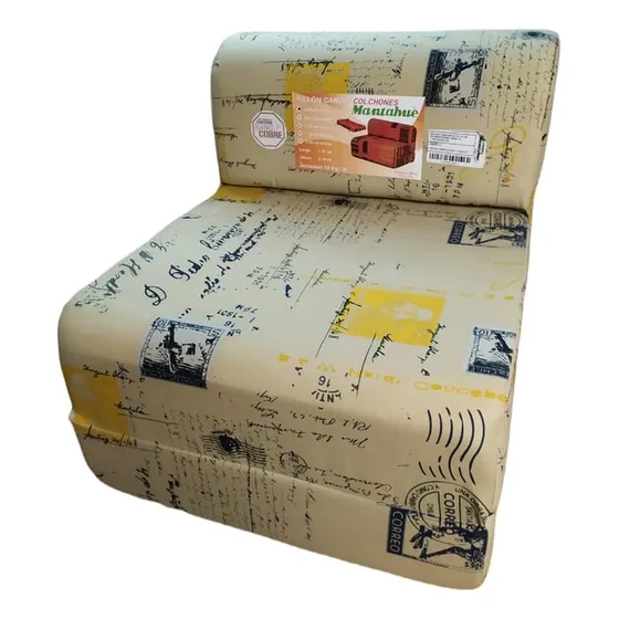 Sillón Cama 0.65 Cm Espuma Densidad 15 *region Metropolitana
