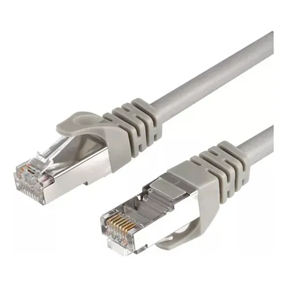 Cable Utp Cat6e Patch Cord 10gbps 2metros Puntas De Metal