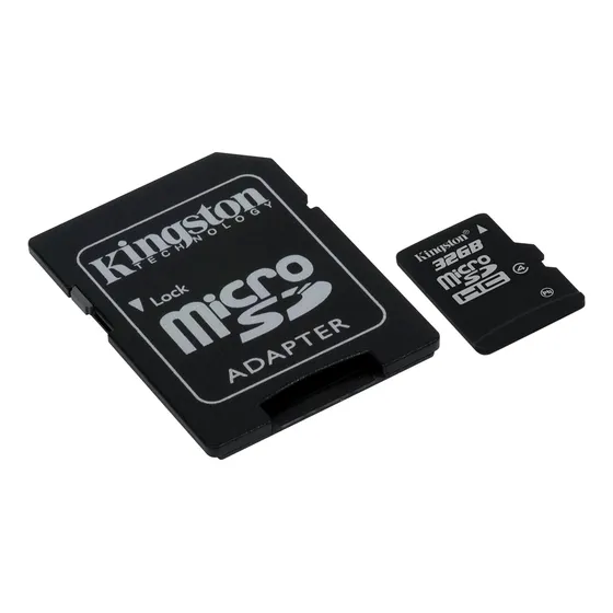 Tarjeta De Memoria Flash Kingston C/adaptador Microsdhc 32gb