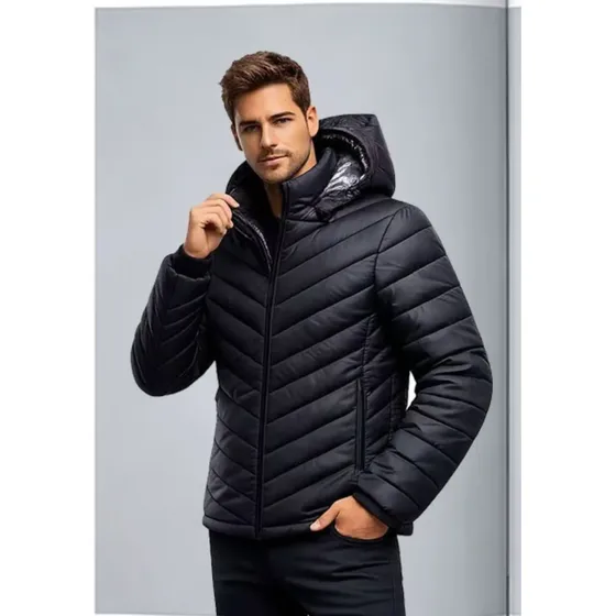 Parka Chaqueta Termica Impermeable Engomada Hombre