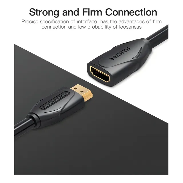 Extensor HDMI V2.0 4k 60 Hz Hdr Full HD 2 m Vention
