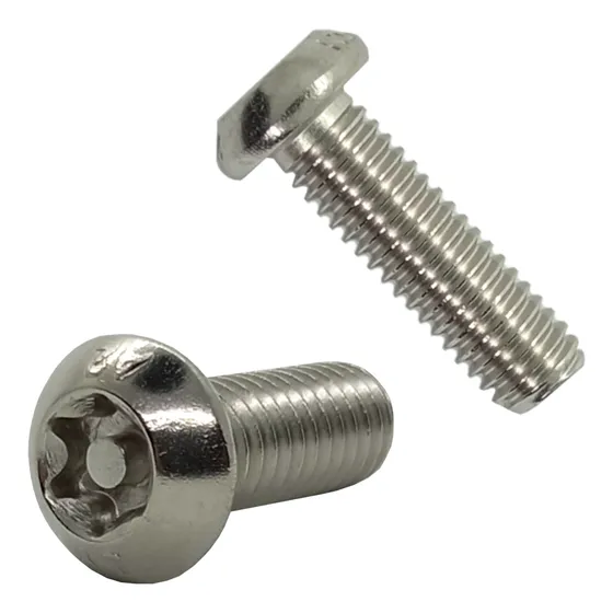 50 Pzs Tornillo Boton Torx Seguridad Inoxidable M3 X 12mm