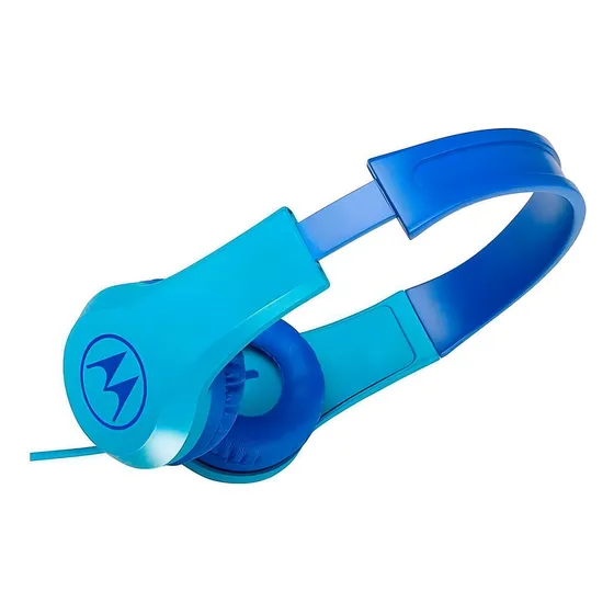 Audífonos Para Niños Motorola Jr 200 Azul Jack 3.5mm