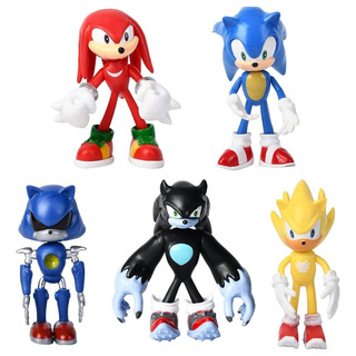 Colección Especial De Miniaturas De Sonic Con 5 Muñecos Colección Especial De Miniaturas De Sonic Con 5 Muñecos