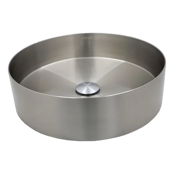 Ovalin Lavabo Redondo Acero Inoxidable 304 Satinado Lujo