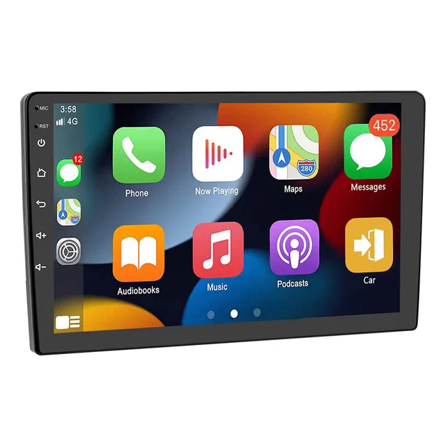 Radio Gps Carplay De 9 Pulgadas Con Navegación 4+64g