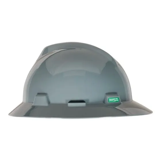 Casco De Seguridad MSA M2303541F Ala Ancha V-gard Suspensión Matraca Msa Color Gris