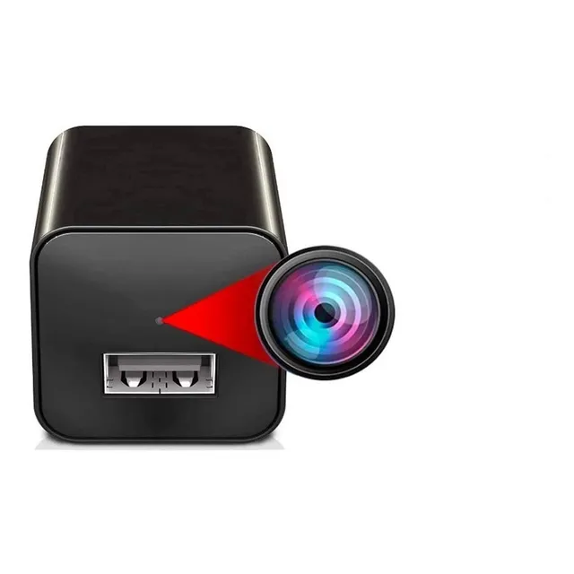 Cámara Cargador D Pared Espia Wifi Full Hd Video 24 Horas